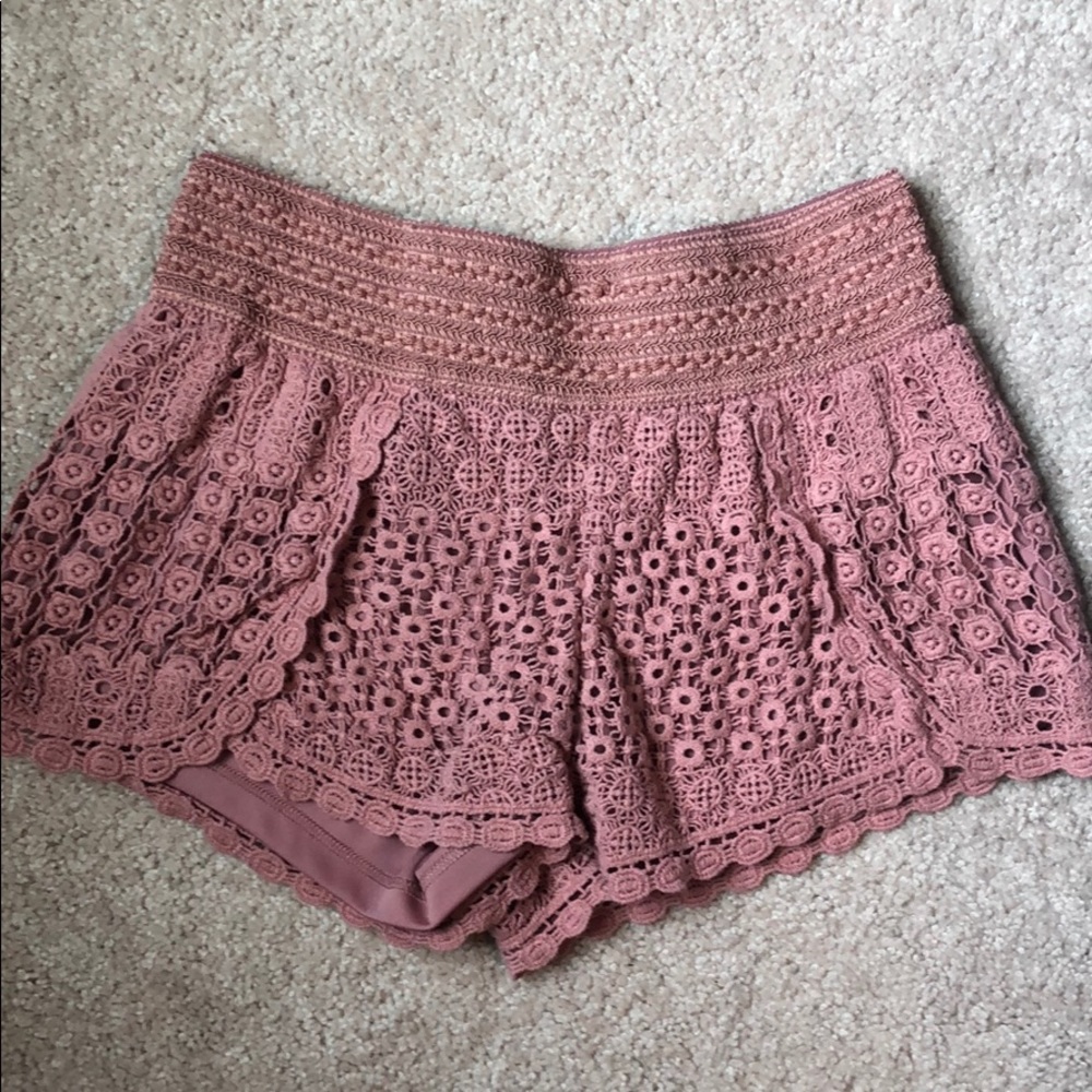 Boho salmon color shorts